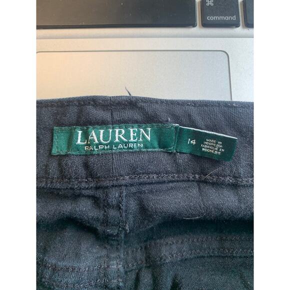 Lauren Ralph Lauren Women's Modern Straight Leg Jeans Denim Black Size 14 - Picture 3 of 5